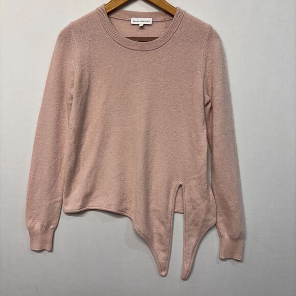 White + Warren Women 100% Cashmere Sweater Size Medium Pink C026 -13 - Picture 9 of 12
